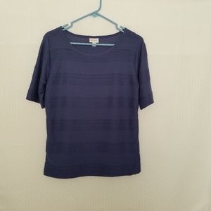 LulaRoe Textured Blouse, Size: Large